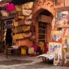 Old medina art street shop, Marrakesh, Morocco